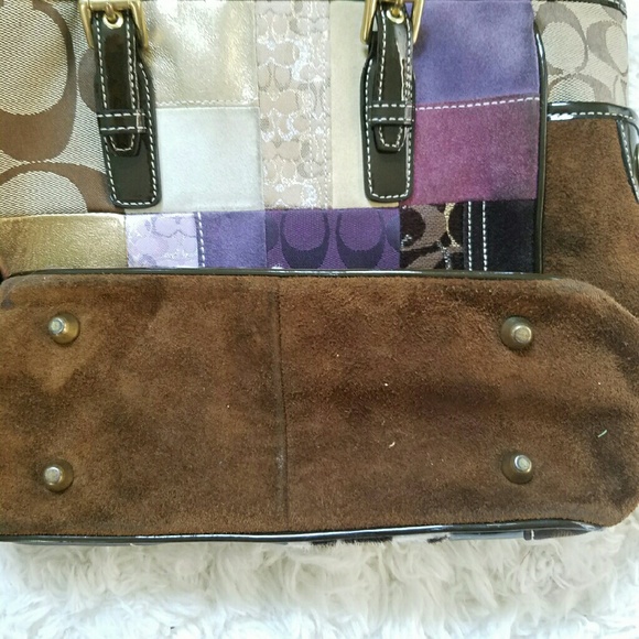PURPLE patchwork purse - Picture 4 of 4